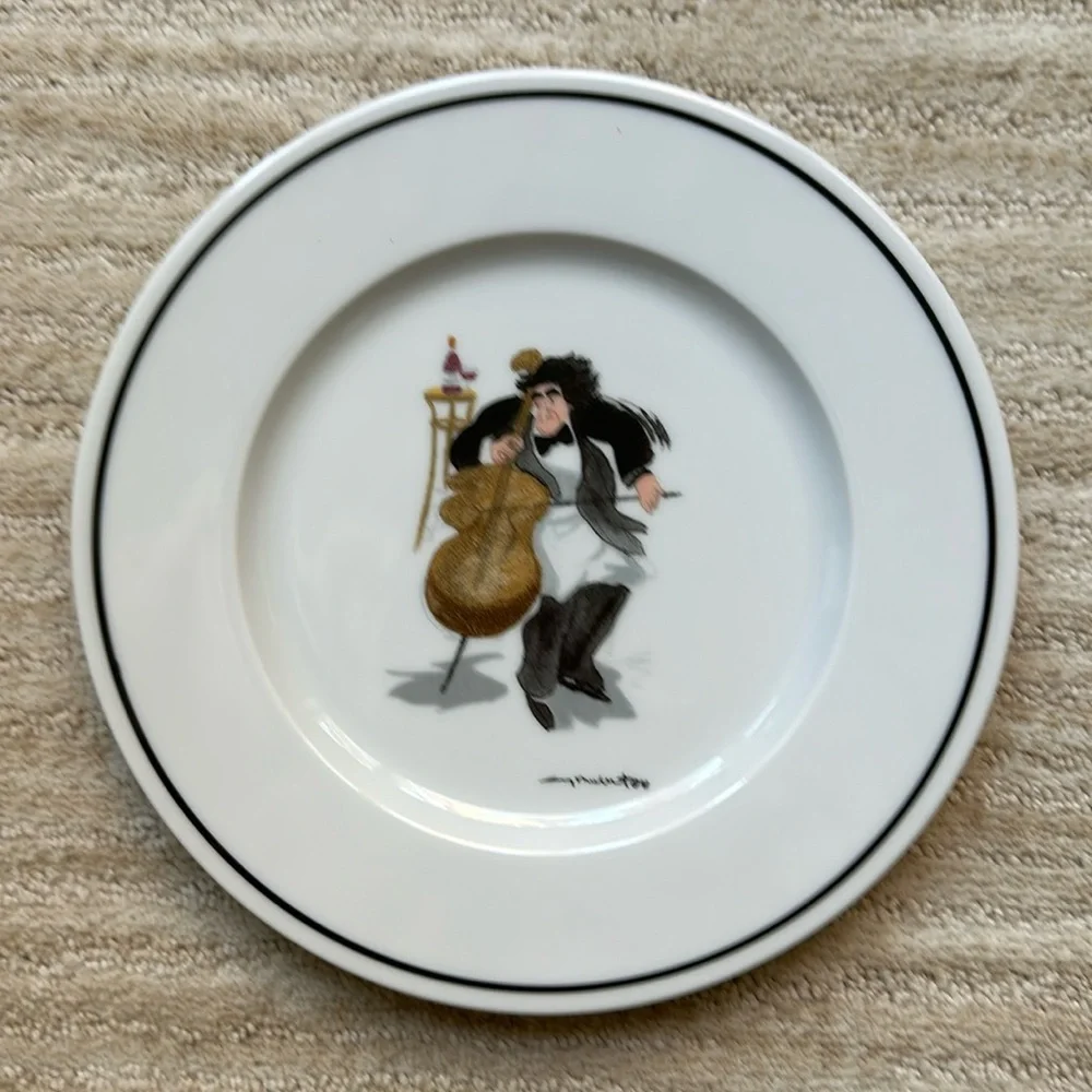 Set of 4 Plates Napa Valley Quartet by GUY BUFFET Dessert/Pie | Lunch | Salad
